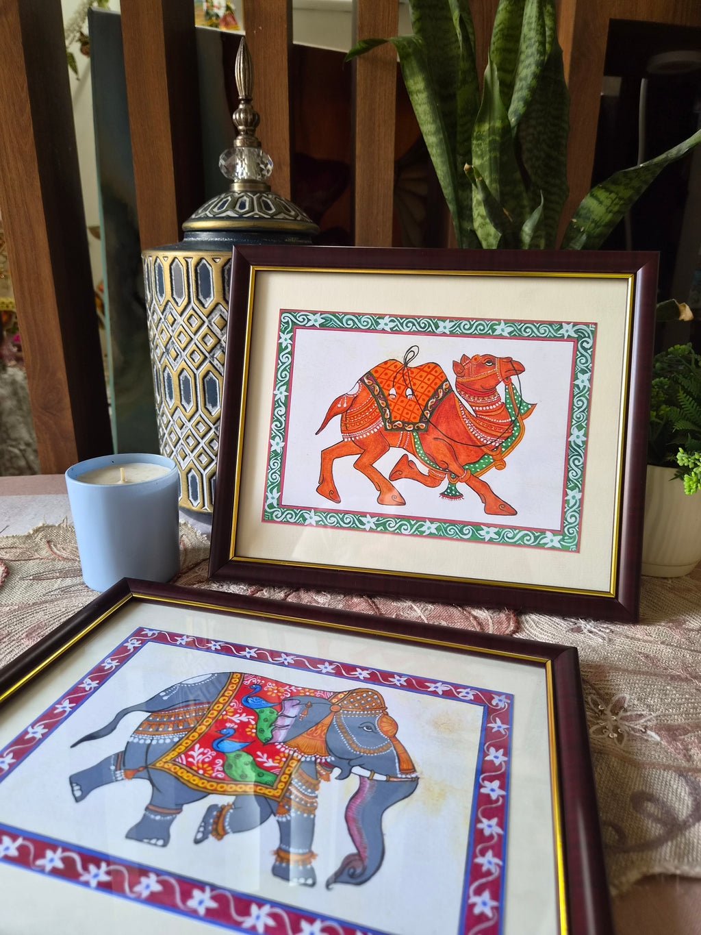 Traditional Camel Fine Art Print on Non Archival paper - Framed Art Print