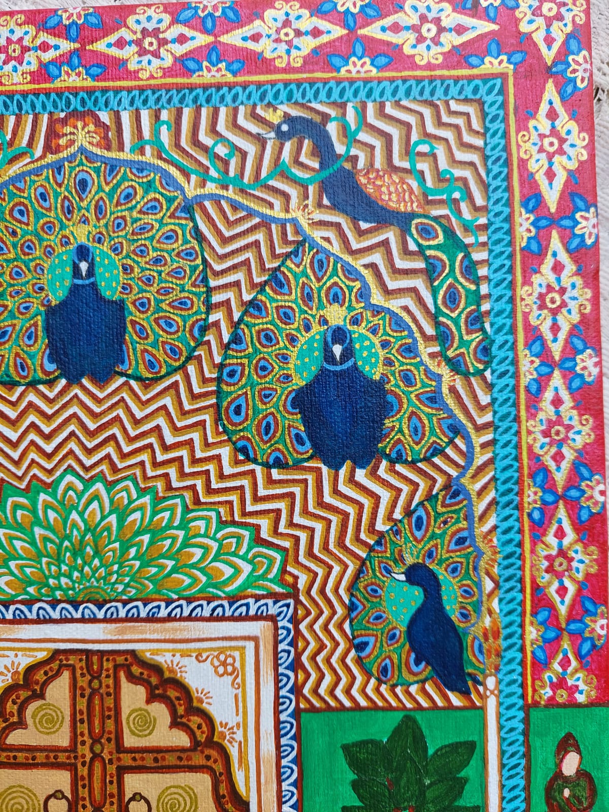 Peacock Gate Fine Art Print on Archival paper