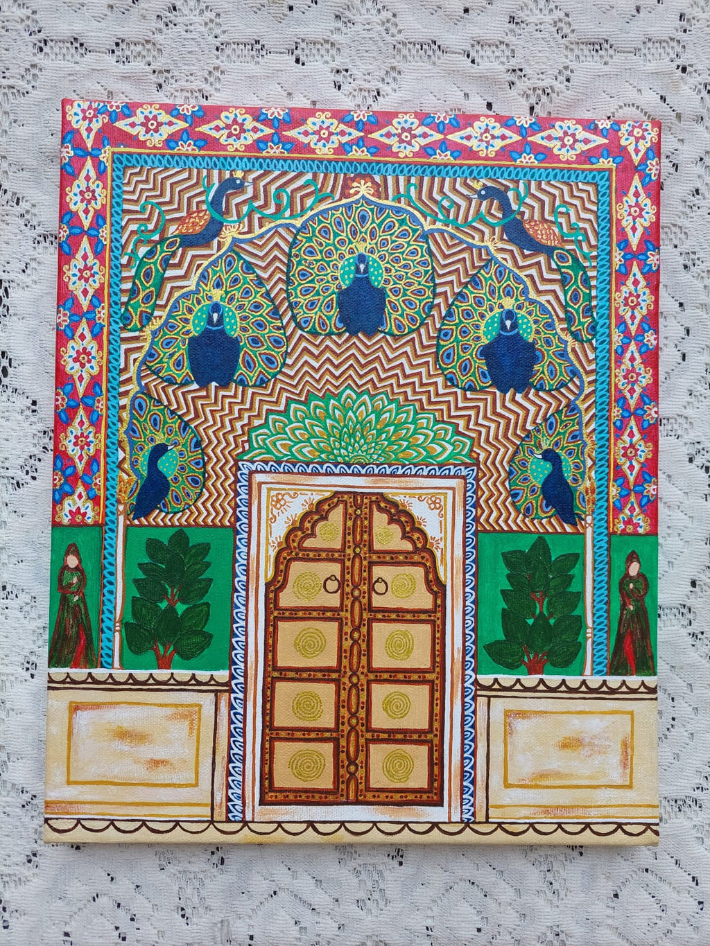 Peacock Gate Fine Art Print on Archival paper