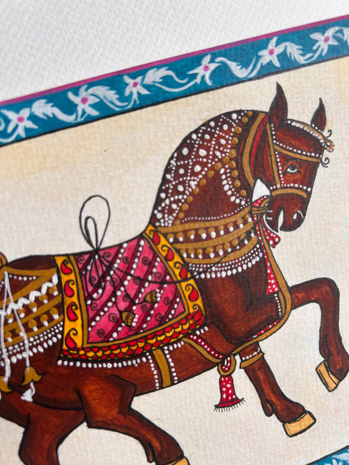 Traditional Horse on High Quality Museum grade Archival paper