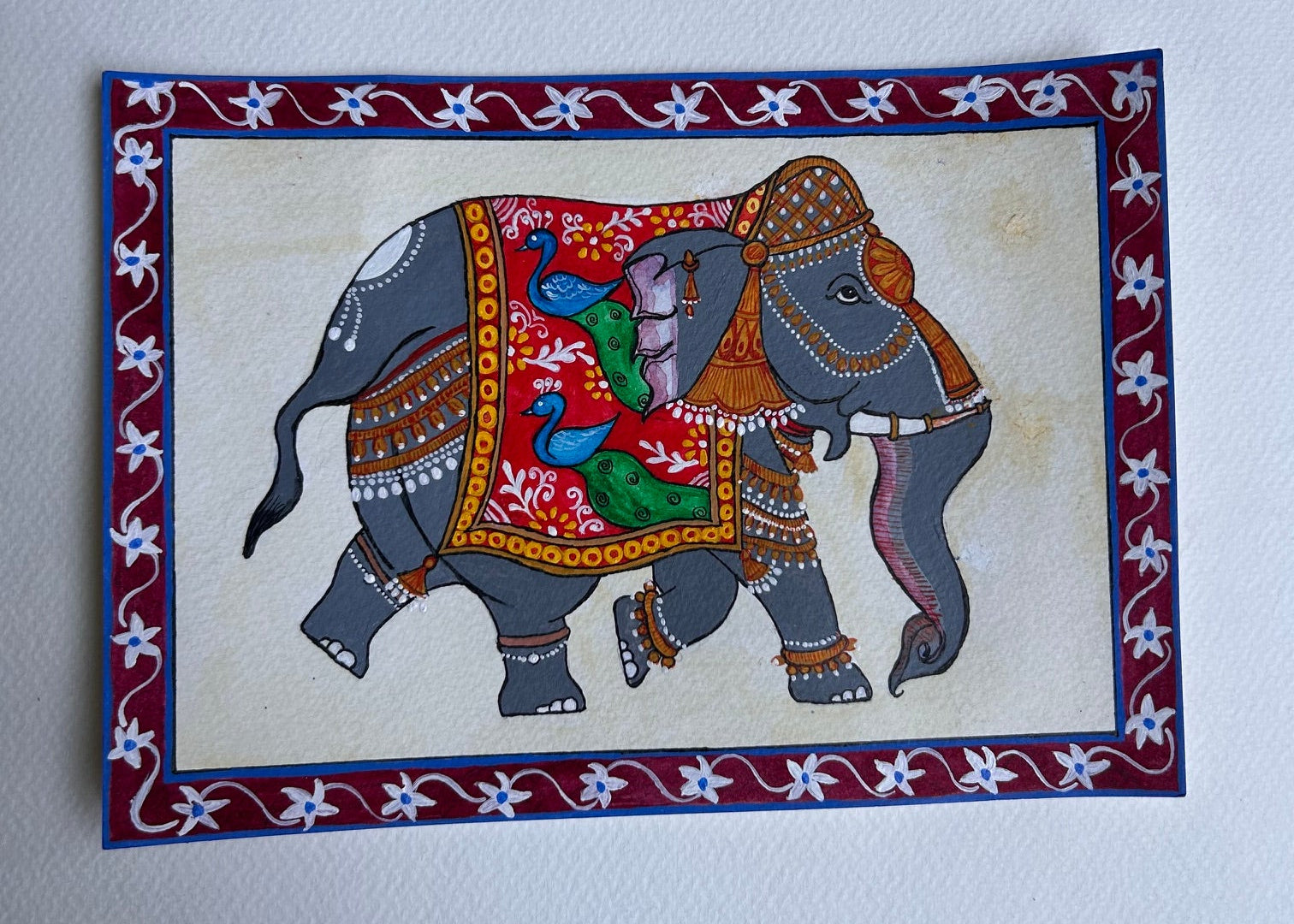 Traditional Elephant Fine Art Print on Archival Paper