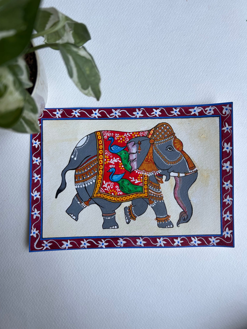 Traditional Elephant Fine Art Print on Archival Paper