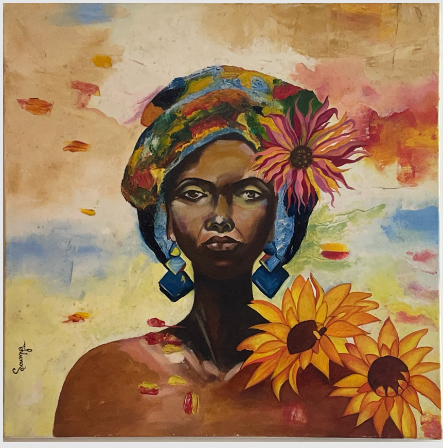 She Wears the Sun fine Art Print on Archival Paper